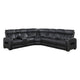 Fairway Collection 3-Piece Power Reclining Sectional with Left Side Console, Drop-Down Cup Holders, Power Headrests, Storage Arms(Top and Side), Cup holders, Reading Lights, Charging Ports, Wireless speakers, Two Wireless Chargers, and LED lighting