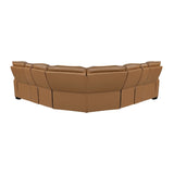 Fairway Collection 3-Piece Power Reclining Sectional with Consoles, Power Headrests, Storage Arms(Top and Side), Cup holders, Charging Ports, Wireless speakers and LED lighting