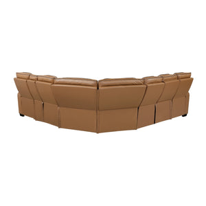 Fairway Collection 3-Piece Power Reclining Sectional with Right Side Console, Drop-Down Cup Holders, Power Headrests, Storage Arms(Top and Side), Cup holders, Reading Lights, Charging Ports, Wireless speakers, Two Wireless Chargers, and LED lighting