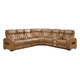 Fairway Collection 3-Piece Power Reclining Sectional with Right Side Console, Drop-Down Cup Holders, Power Headrests, Storage Arms(Top and Side), Cup holders, Reading Lights, Charging Ports, Wireless speakers, Two Wireless Chargers, and LED lighting