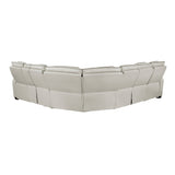 Fairway Collection 3-Piece Power Reclining Sectional with Right Side Console, Drop-Down Cup Holders, Power Headrests, Storage Arms(Top and Side), Cup holders, Reading Lights, Charging Ports, Wireless speakers, Two Wireless Chargers, and LED lighting