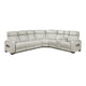 Fairway Collection 3-Piece Power Reclining Sectional with Right Side Console, Drop-Down Cup Holders, Power Headrests, Storage Arms(Top and Side), Cup holders, Reading Lights, Charging Ports, Wireless speakers, Two Wireless Chargers, and LED lighting