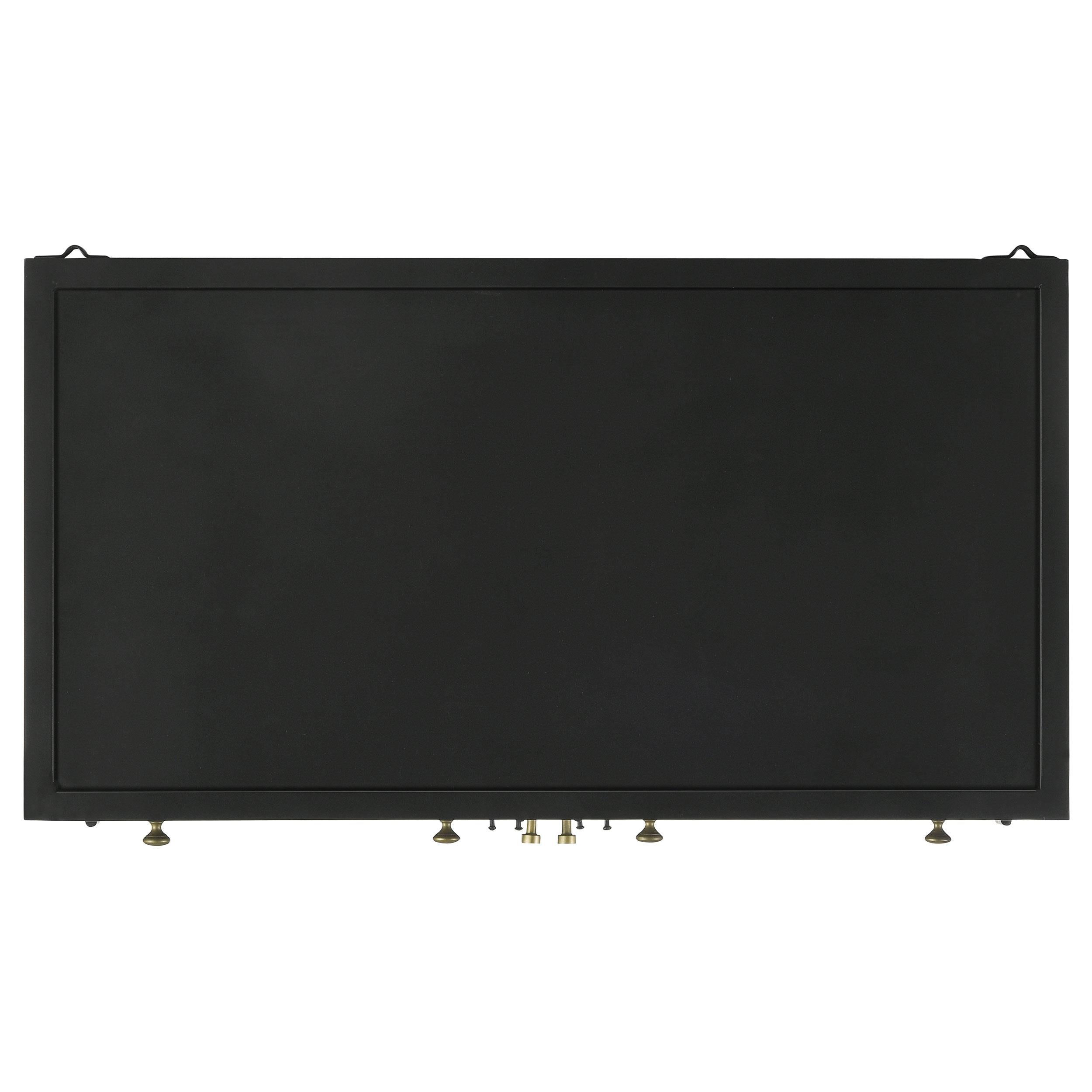 Sadler 2-drawer Metal Accent Storage Cabinet Matte Black