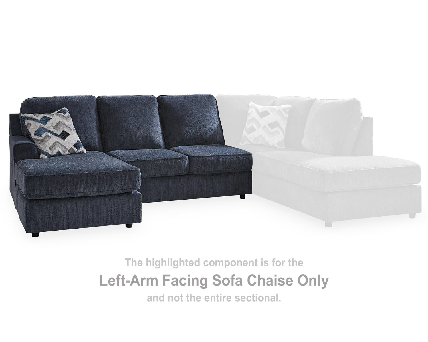 Albar Place Left-Arm Facing Sofa Chaise