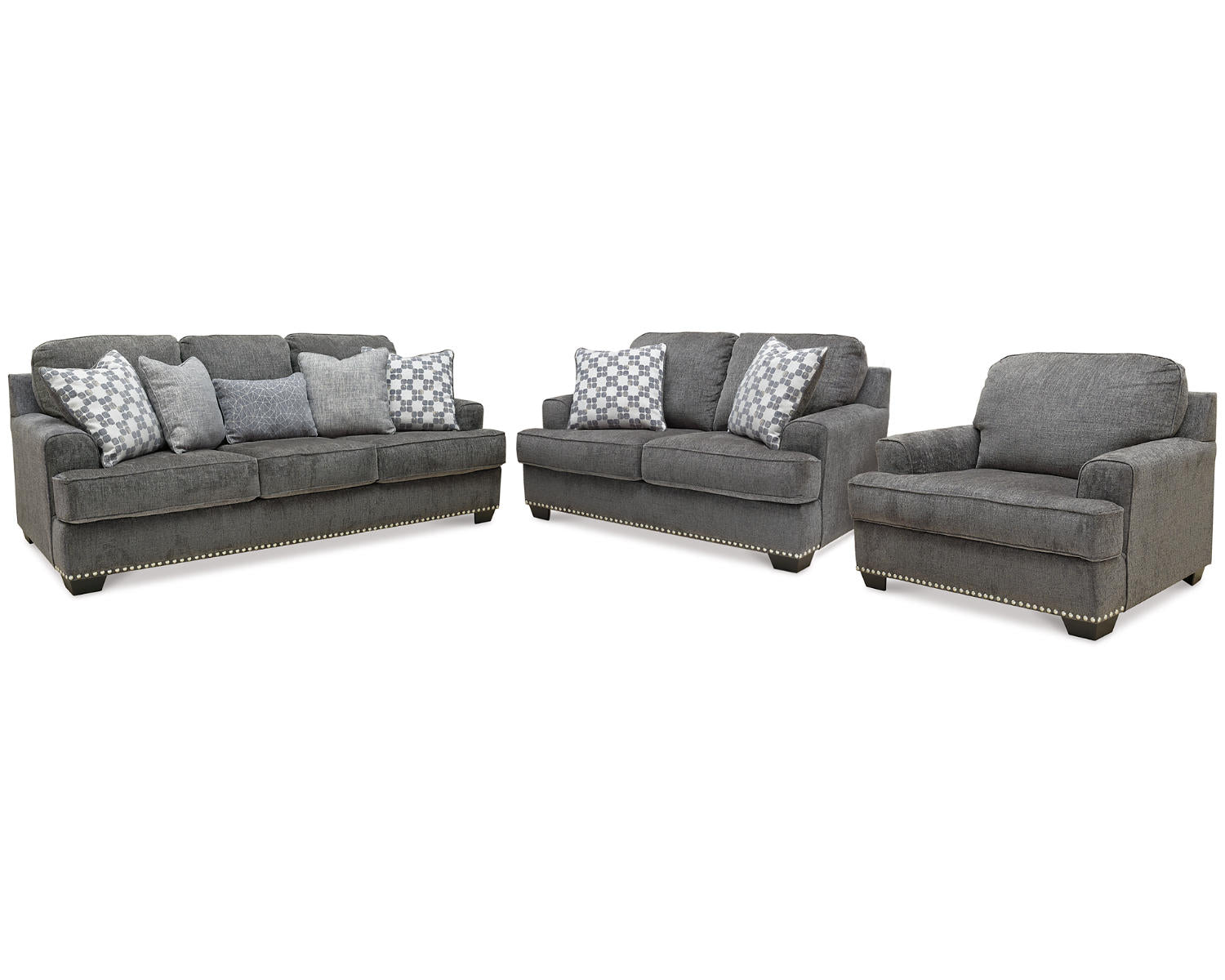 Locklin Sofa, Loveseat, and Chair