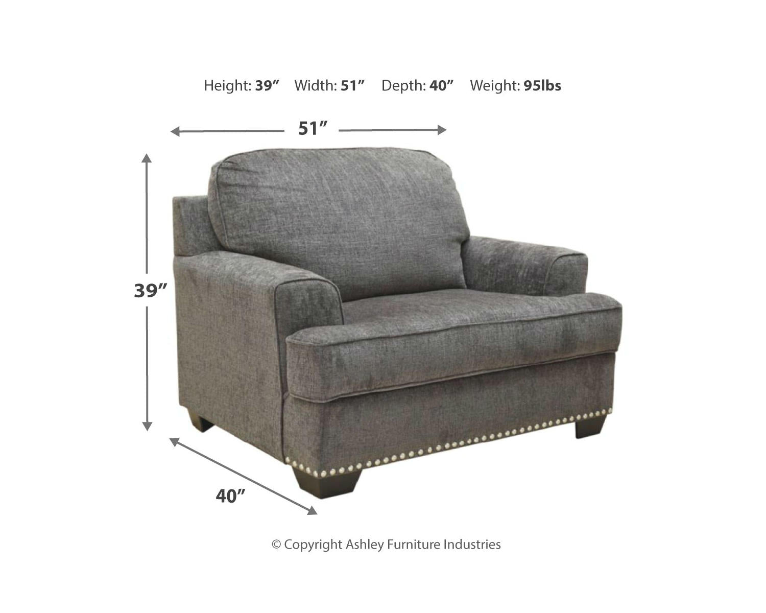 Locklin Chair and Ottoman