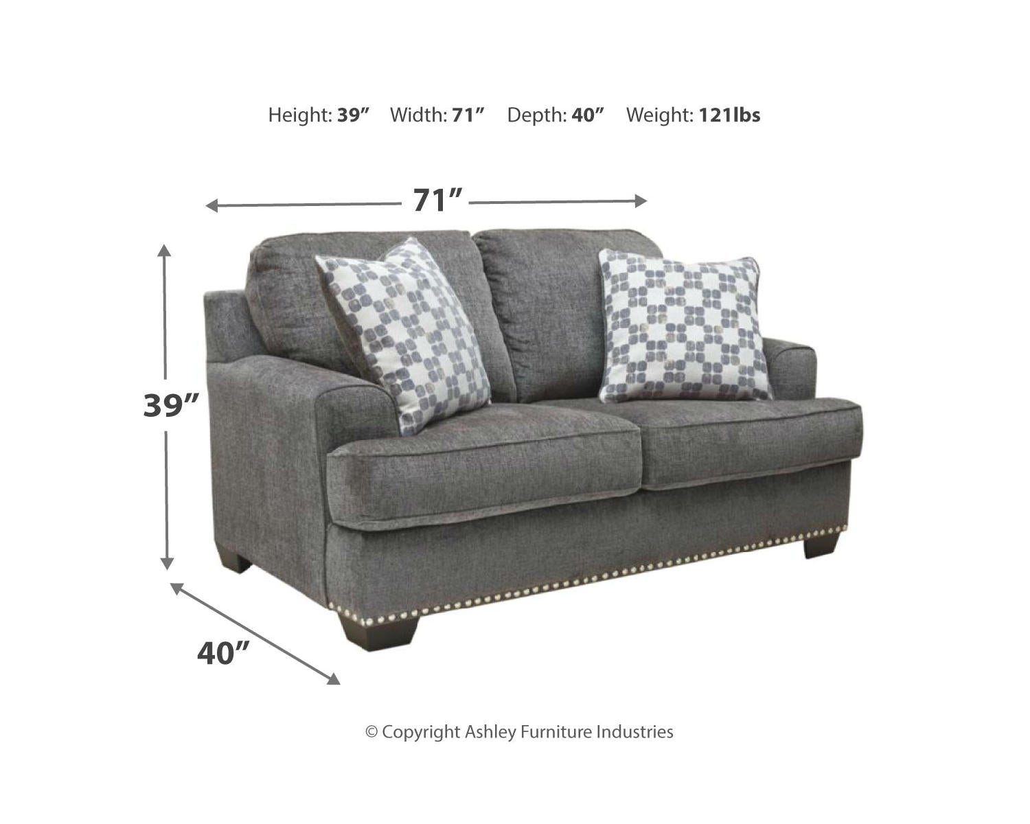 Locklin Sofa, Loveseat, Chair, and Ottoman
