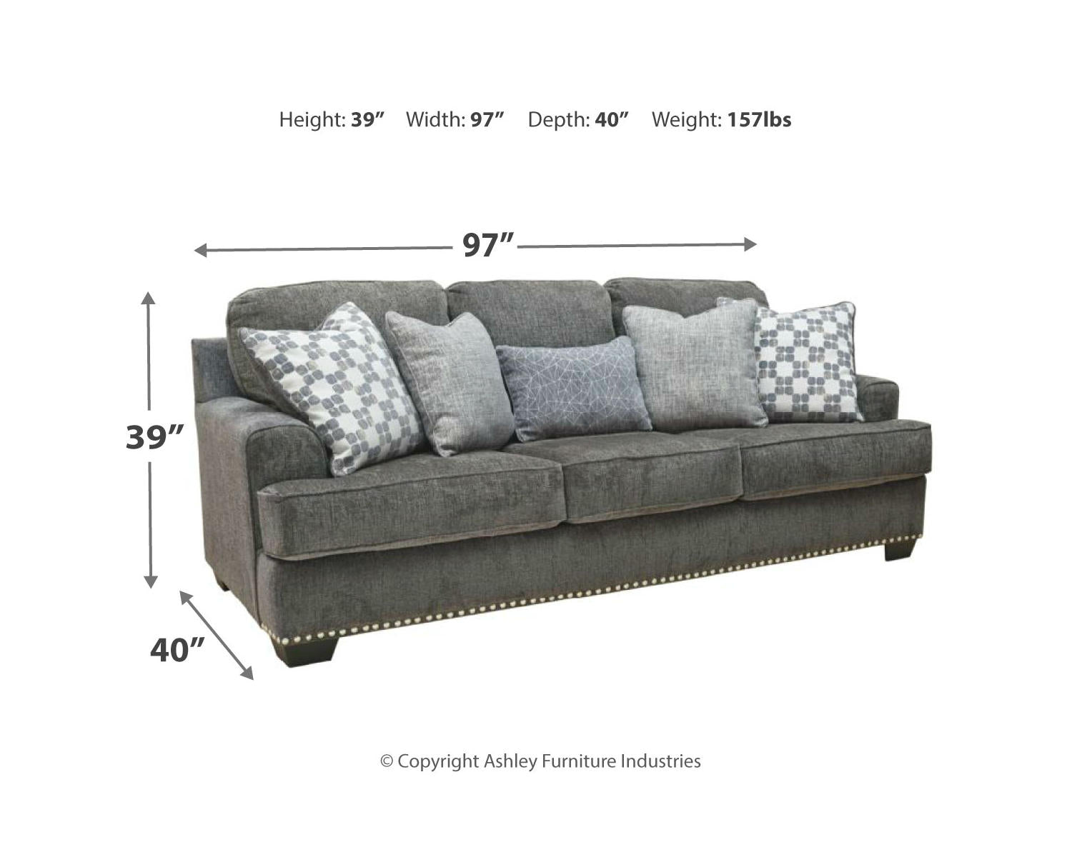 Locklin Sofa, Loveseat, Chair, and Ottoman