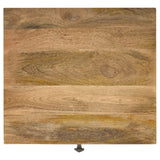 Ezra 1-drawer Rectangular Accent Side Table Natural Mango