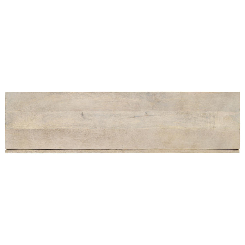 Rubeus 2-drawer Wood Entryway Console Table White Washed