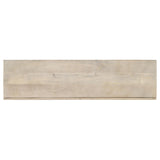Rubeus 2-drawer Wood Entryway Console Table White Washed