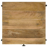 Declan 1-drawer Wood Accent Side Table Natural Mango