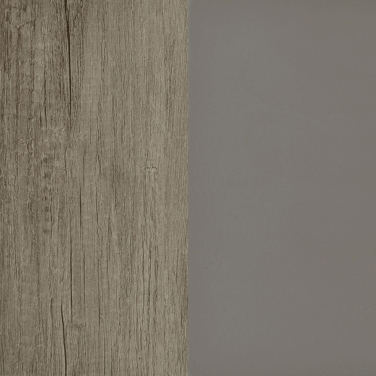 Biombo plegable de 4 paneles Deepika, madera flotante gris