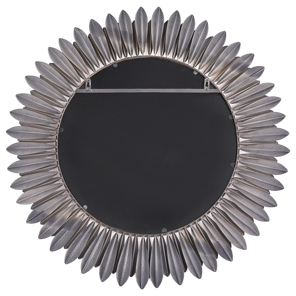 Tuscany 35 x 35 Inch Sunburst Wall Mirror Gold