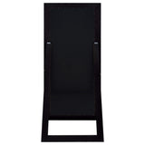 Cadence Tempered Glass Full Length Standing Mirror Black Oak