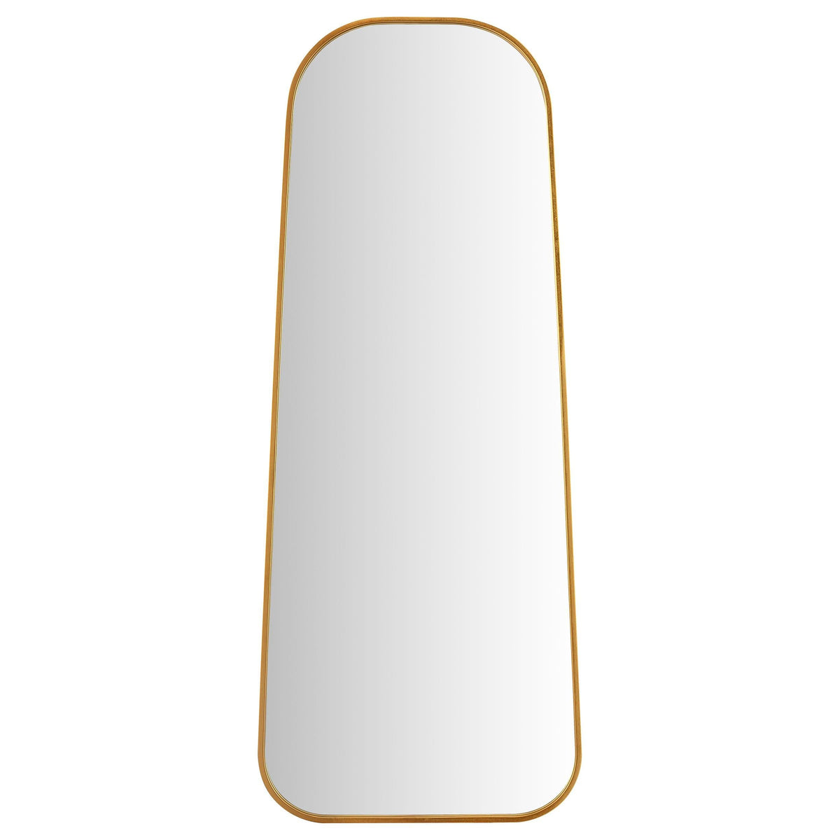Espejo de piso Simeon de 24 x 59 pulgadas, cuerpo entero, dorado antiguo