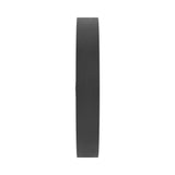 Round Mirror with Shelf Black