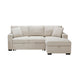 Pompano Collection Sectional with Right Chaise, Pull-out Bed, Hidden Storage and Shelves, Charging Ports
