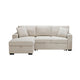 Pompano Collection Sectional with Left Chaise, Pull-out Bed and Hidden Storage, Charging Ports