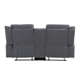 Dean Collection Double Reclining Love Seat with Center Console