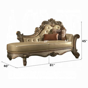 Chaise longue Vendome con 2 almohadas