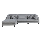 Robstown Collection 4-Piece Modular Sectional with Ottoman