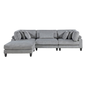 Robstown Collection 4-Piece Modular Sectional with Ottoman
