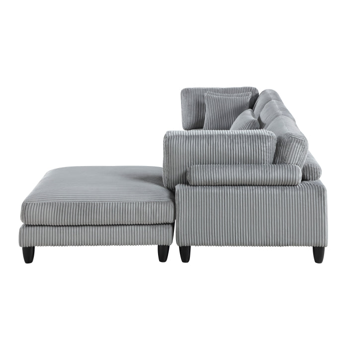 Robstown Collection 4-Piece Modular Sectional with Ottoman