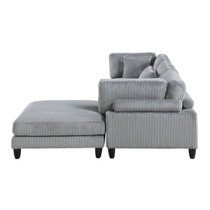 Robstown Collection 4-Piece Modular Sectional with Ottoman