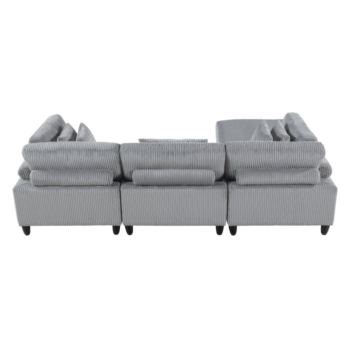 Robstown Collection 4-Piece Modular Sectional with Ottoman