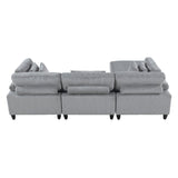 Robstown Collection 4-Piece Modular Sectional with Ottoman