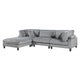 Robstown Collection 4-Piece Modular Sectional with Ottoman