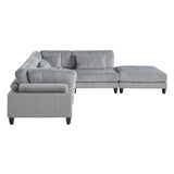Robstown Collection 5-Piece Modular Sectional with Ottoman