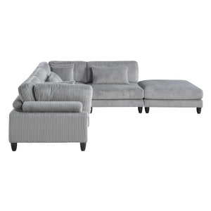 Robstown Collection 5-Piece Modular Sectional with Ottoman