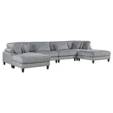 Robstown Collection 6-Piece Modular Sectional with Ottomans