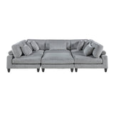 Robstown Collection 6-Piece Modular Sectional with Ottoman