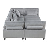Robstown Collection 6-Piece Modular Sectional with Ottoman