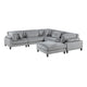 Robstown Collection 6-Piece Modular Sectional with Ottoman