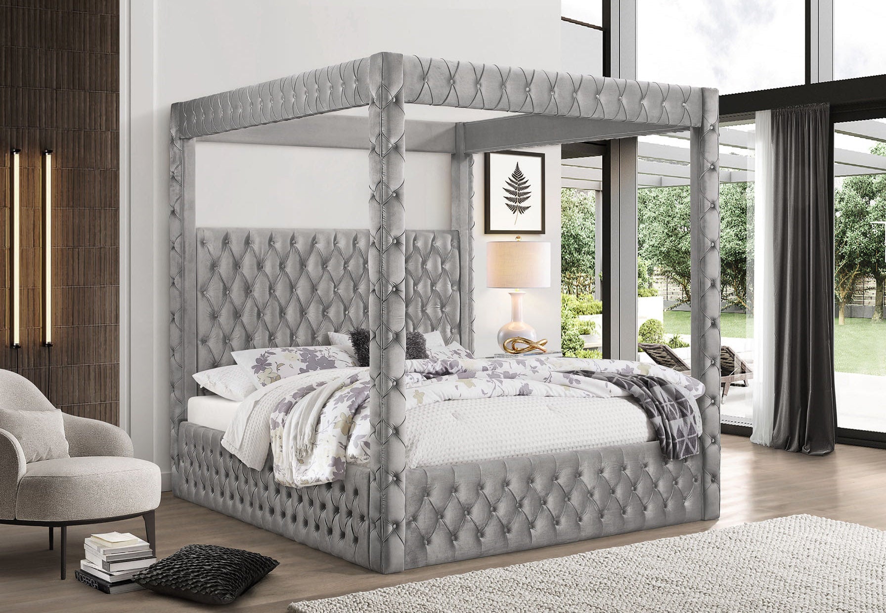 Aya Velvet Bed
