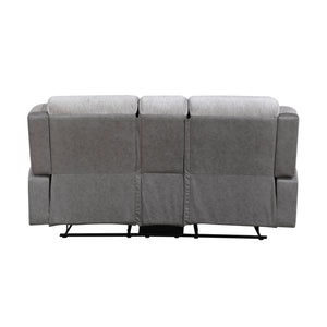 Harriette Collection Double Reclining Love Seat with Center Console