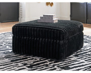 Midnight-Madness Oversized Accent Ottoman