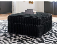 Midnight-Madness Oversized Accent Ottoman