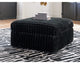Midnight-Madness Oversized Accent Ottoman