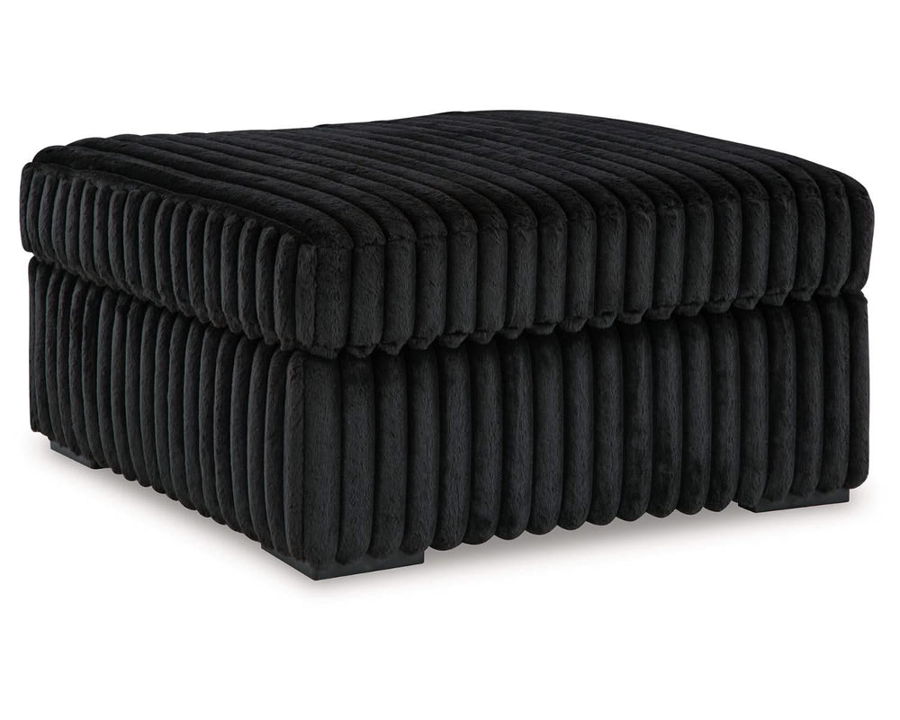 Midnight-Madness Oversized Accent Ottoman