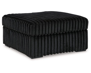 Midnight-Madness Oversized Accent Ottoman