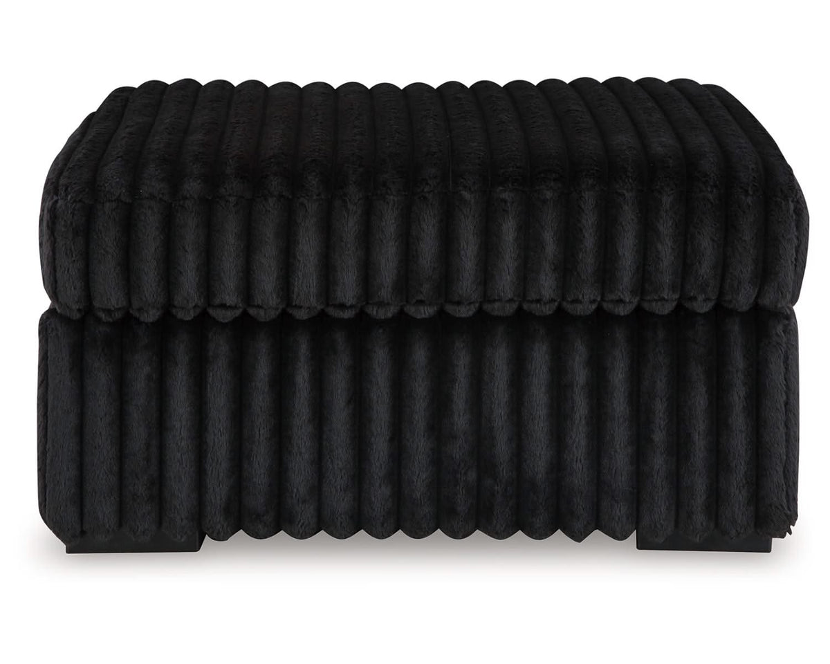 Midnight-Madness Oversized Accent Ottoman