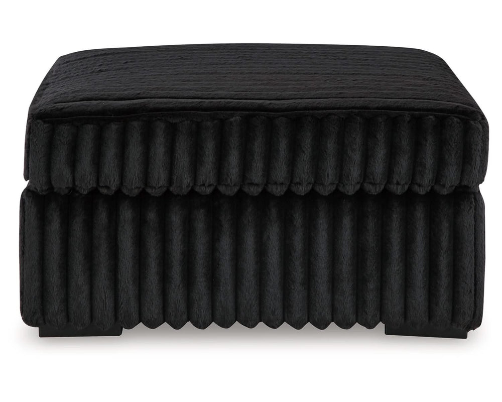 Midnight-Madness Oversized Accent Ottoman