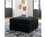 Midnight-Madness Oversized Accent Ottoman