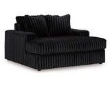 Midnight-Madness Oversized Chaise