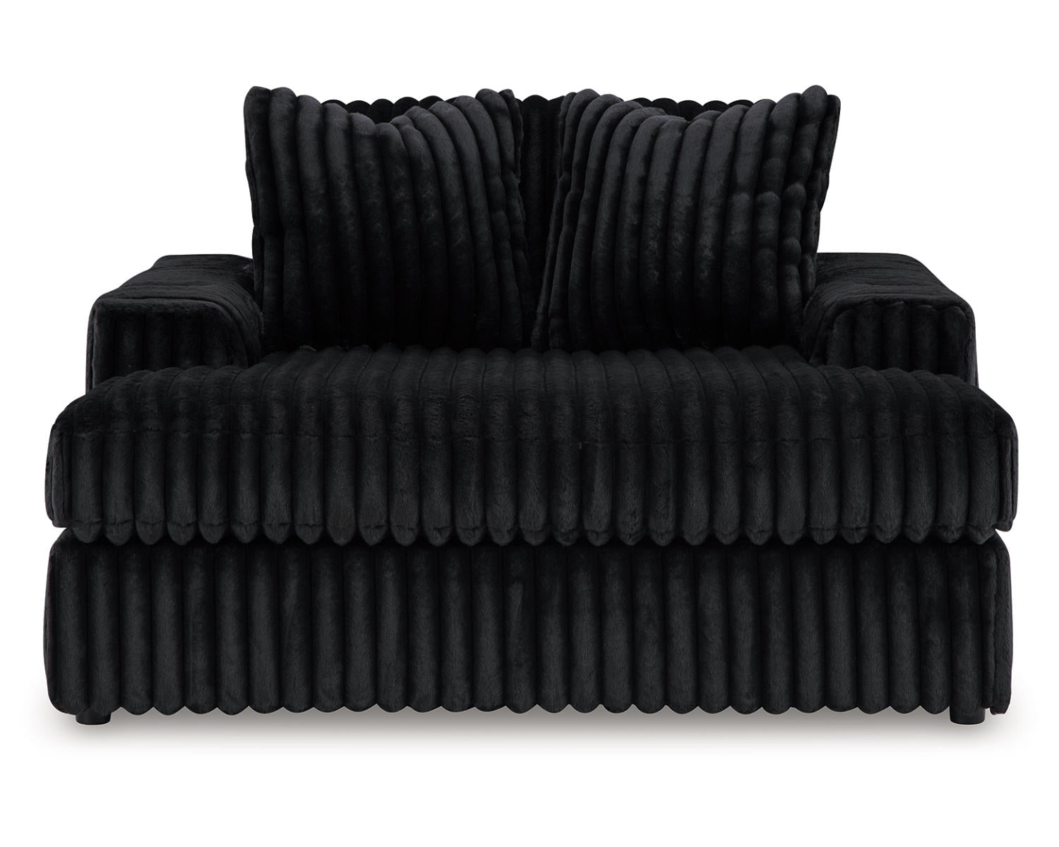 Midnight-Madness 2-Piece Sectional and Oversized Chaise